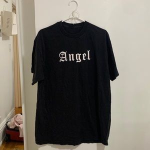 Brandy Melville/John Galt Black Oversized rare/vintage tee👼🏻🖤